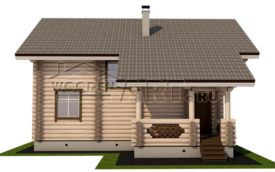 «Нахабино» 192 кв. м. Проекты деревянных домов