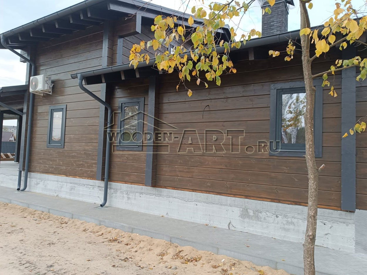 «Восход» 296 кв. м. Проекты деревянных домов. Архитектор Ольга Мальцева