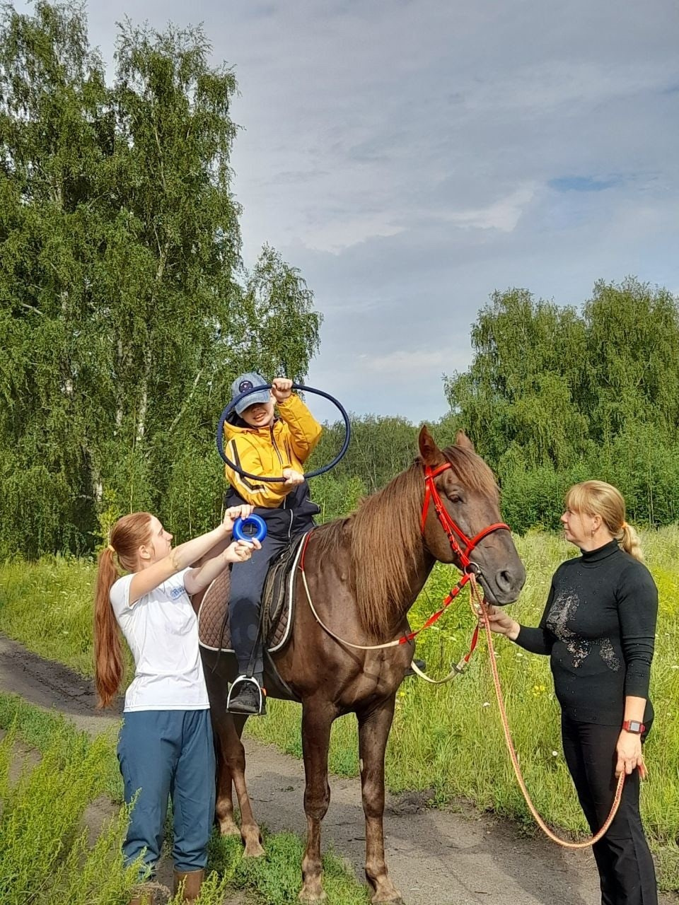 Иппотерапия. Конные прогулки в клубе «Анкор» — Омск