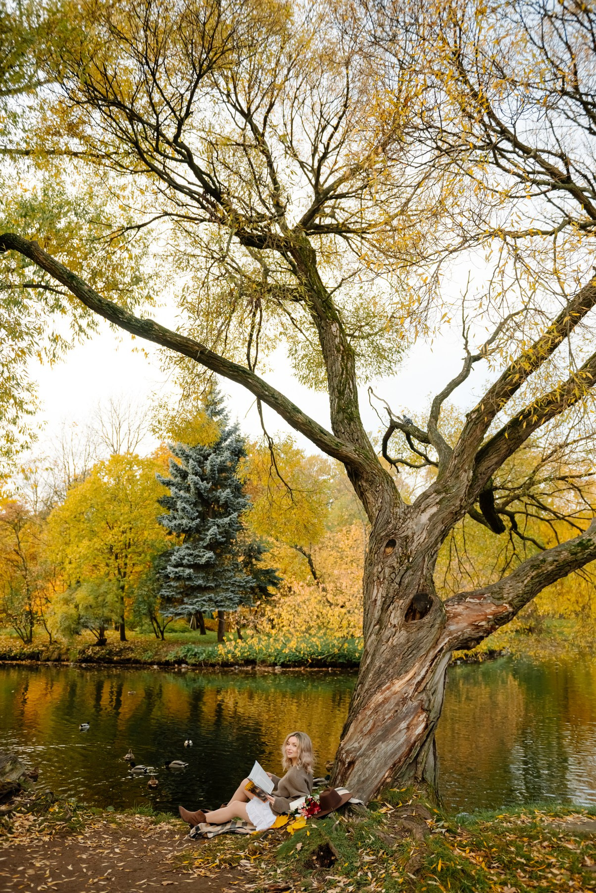 Осенняя фотосессия в Питере парк Екатерингоф. Свадебный и сеейный фотограф в Санкт-Петербурге Елена Худякова