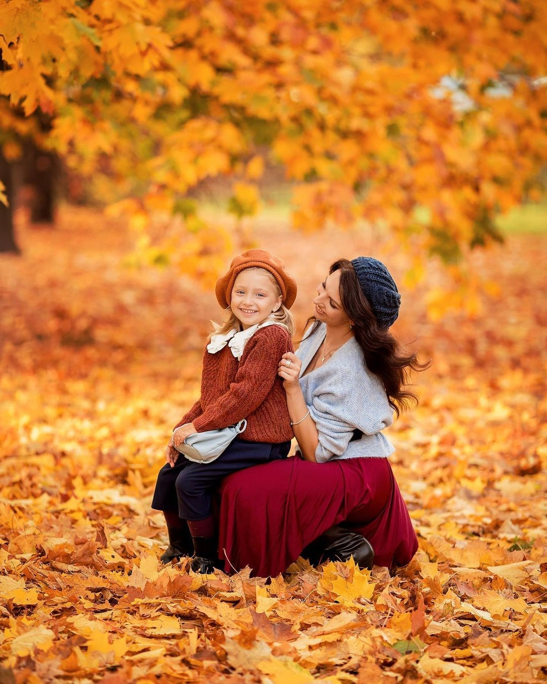 Мама с детьми