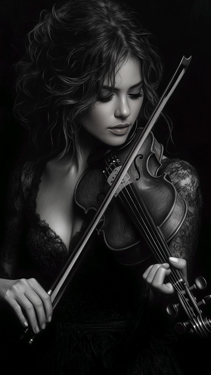 Скрипка и девушка. Фотограф в Екатеринбурге Юлия Ташлыцкая