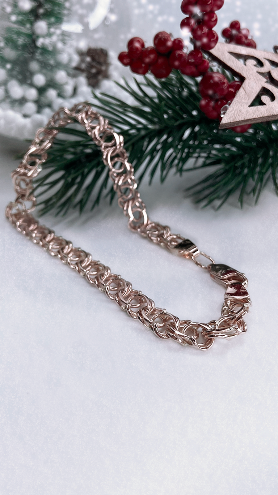 Браслет из желтого золота арабский бисмарк.