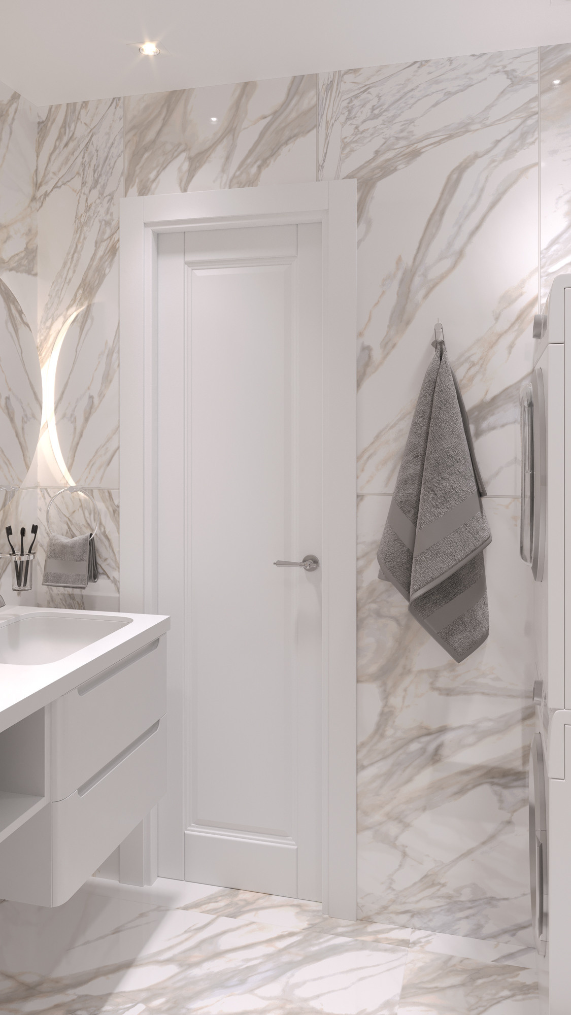 Beige_bathroom. Sergo-viz