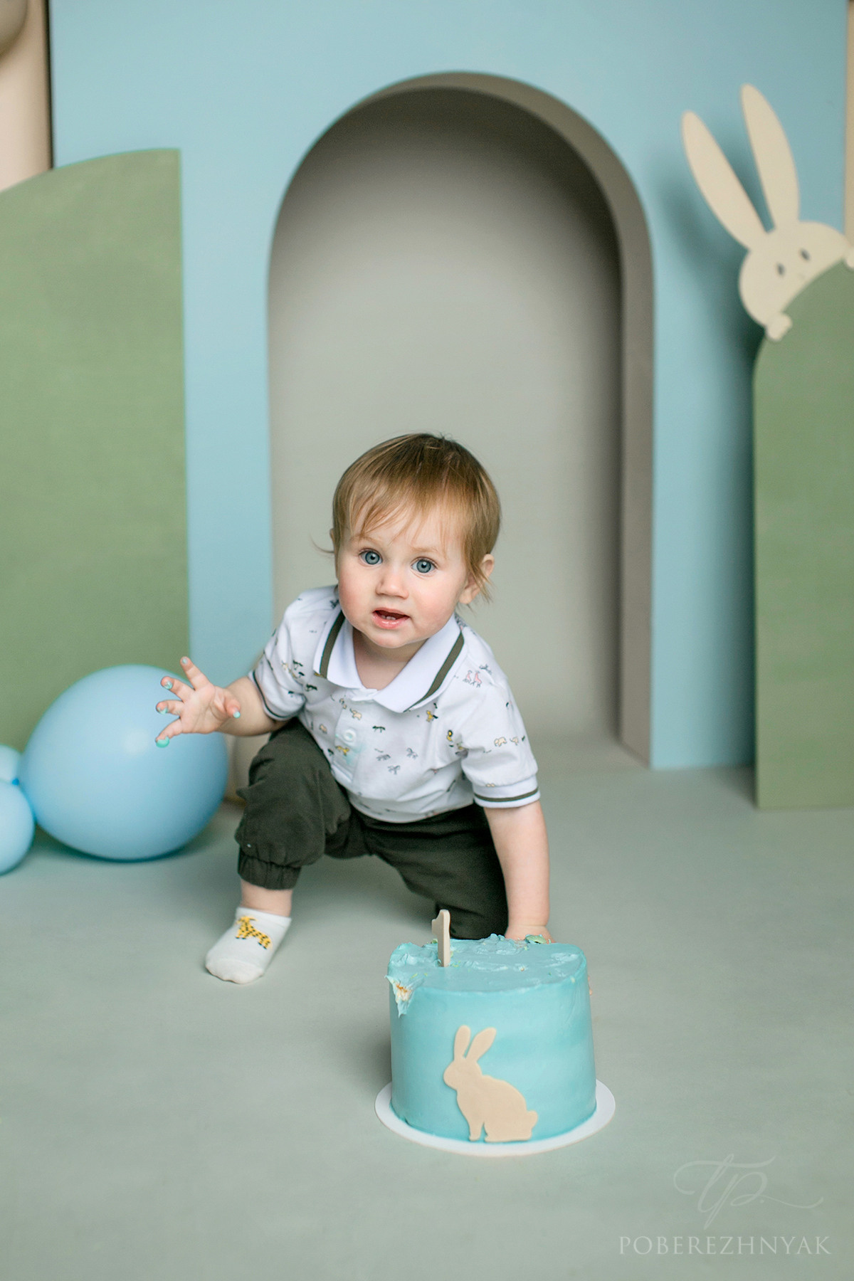 Годик Тимофею. Фотограф новорожденных во Владивостоке Татьяна Побережняк