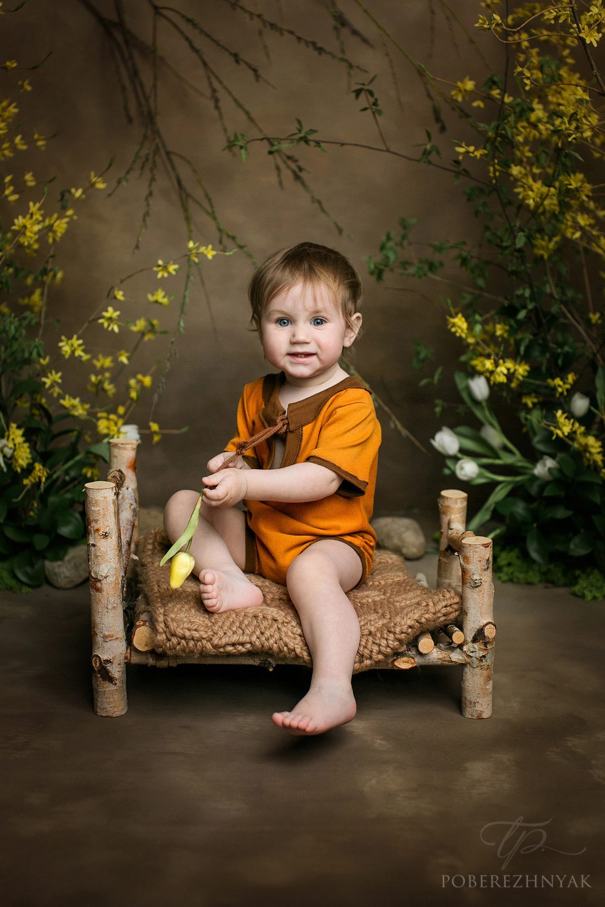 Годик Тимофею. Фотограф новорожденных во Владивостоке Татьяна Побережняк