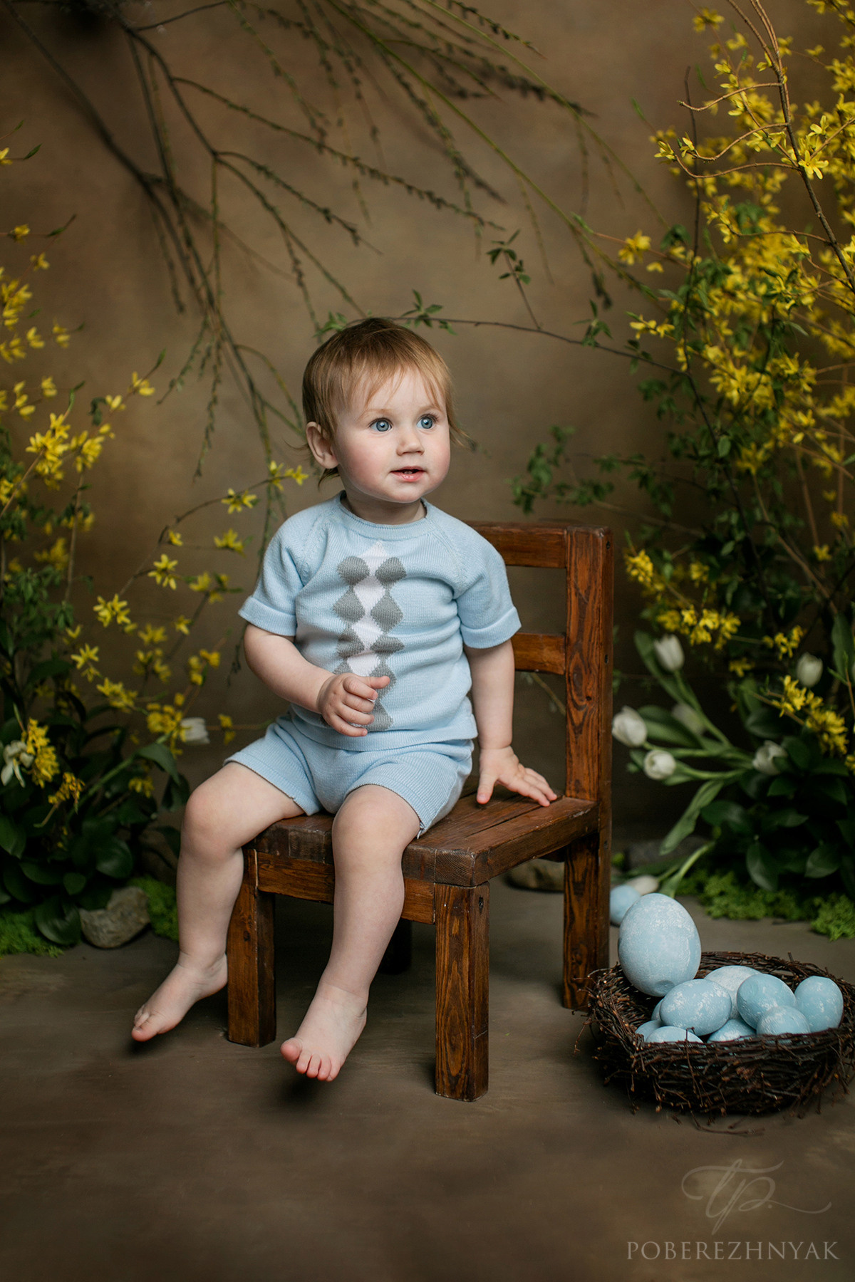 Годик Тимофею. Фотограф новорожденных во Владивостоке Татьяна Побережняк