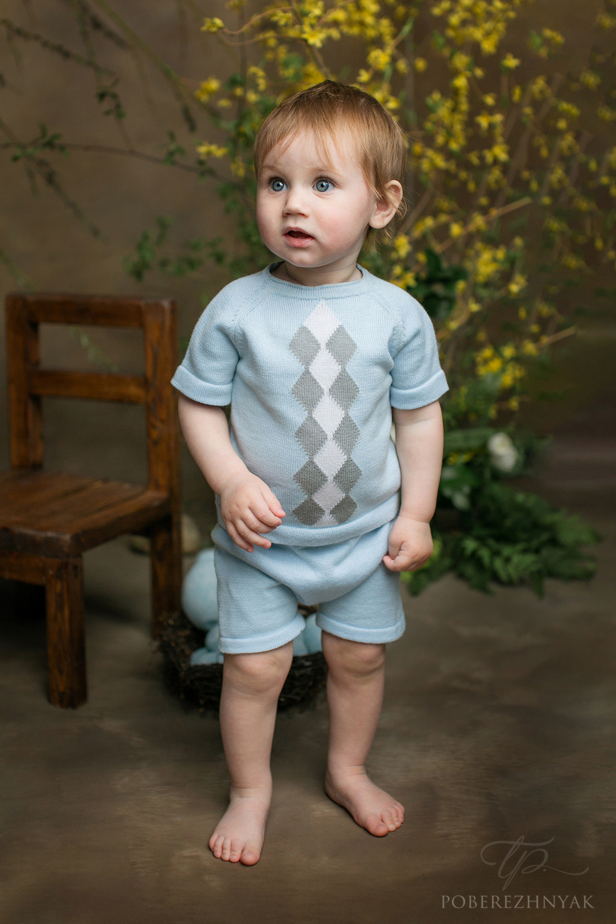 Годик Тимофею. Фотограф новорожденных во Владивостоке Татьяна Побережняк