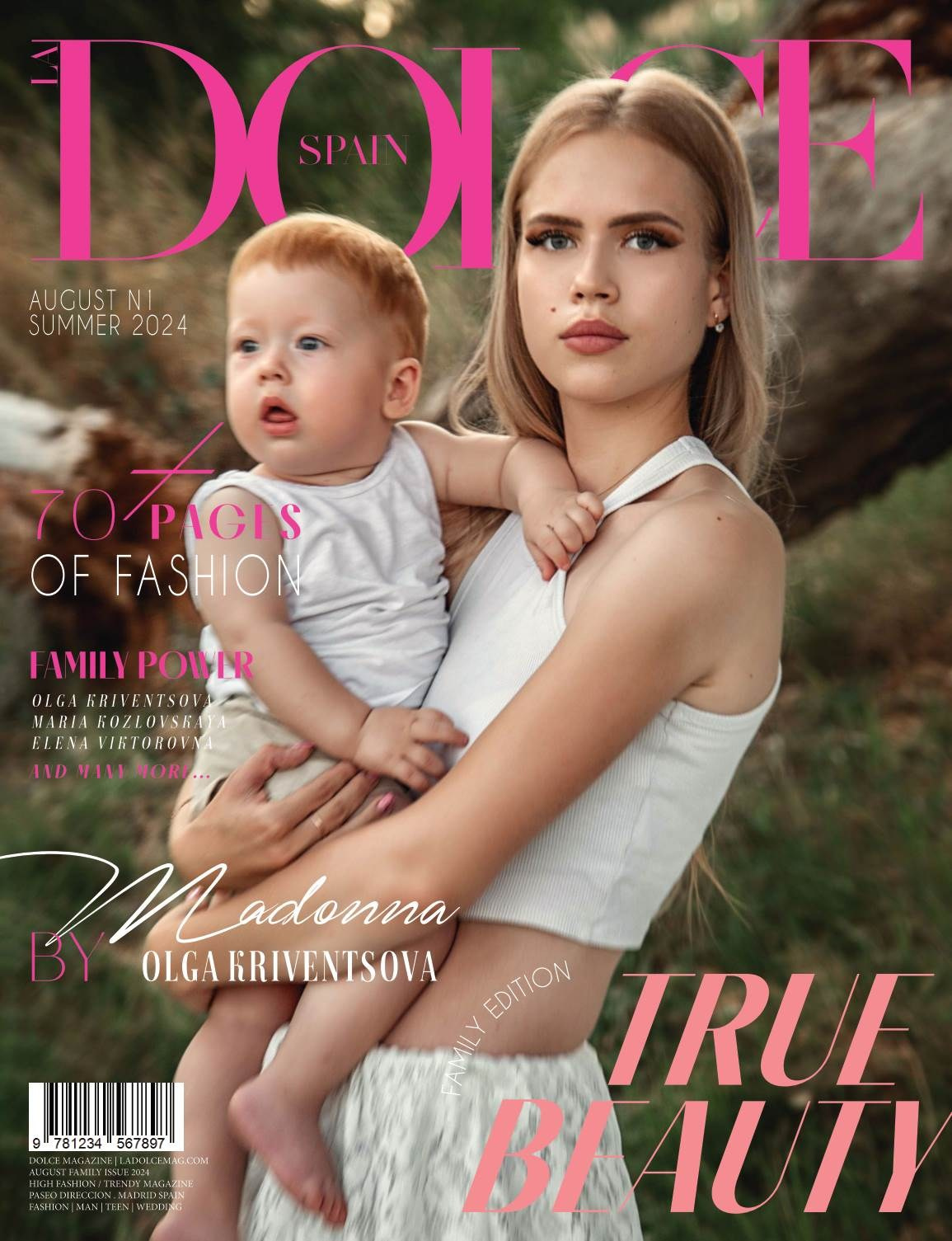 Работы на обложках журналов. Семейный и детский фотограф в Москве Ольга Кривенцова