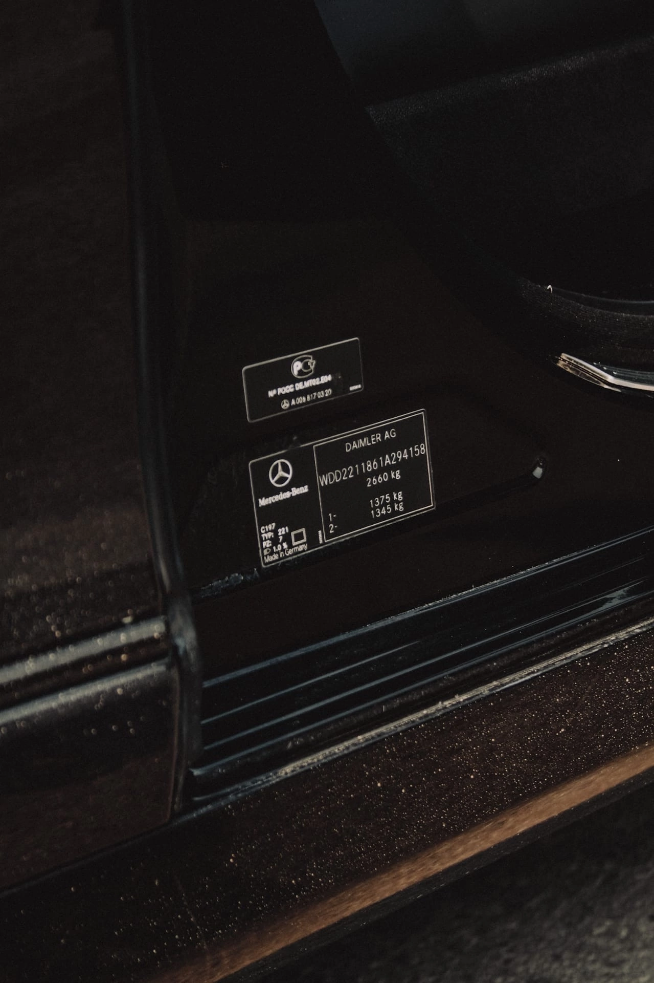 Mercedes CL500. Семейный фотограф Полина Легачева