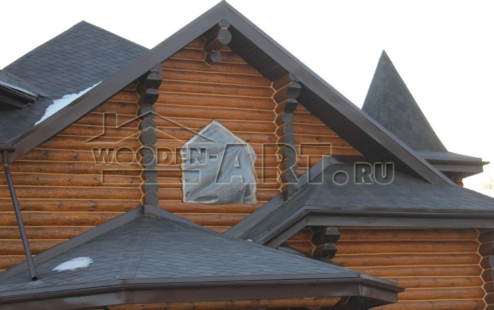 «Замок» 352 кв. м. Проекты деревянных домов