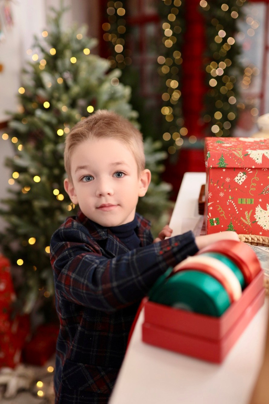 Новогодние съемки. Детский фотограф из Санкт-Петербурга Кристина Розанова
