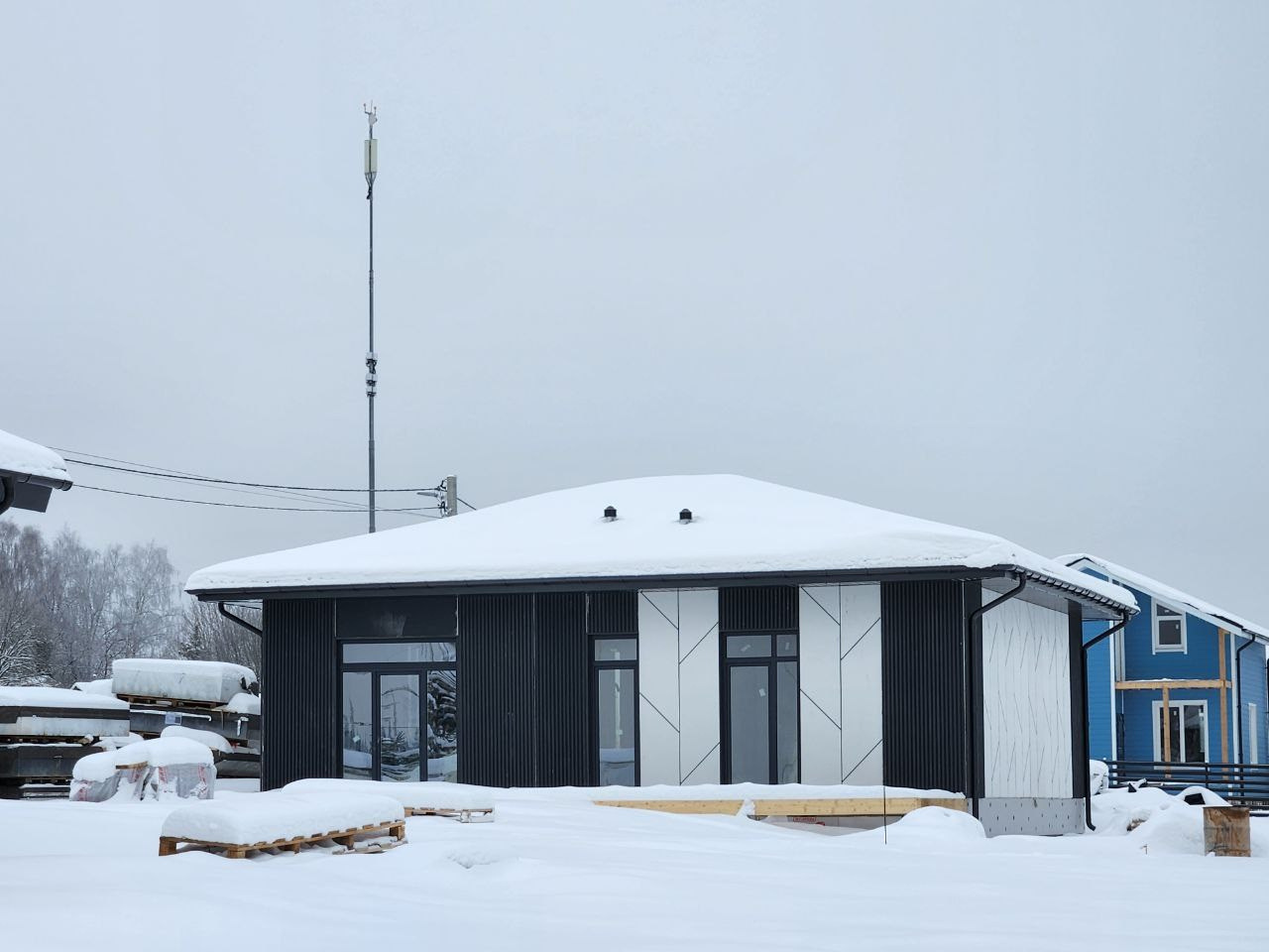 Фэмили 105, Московская Обрасть, МО Истра, д. Матвейково, КП Рижский парк. БыстроДом — капитальный дом за 7 дней!