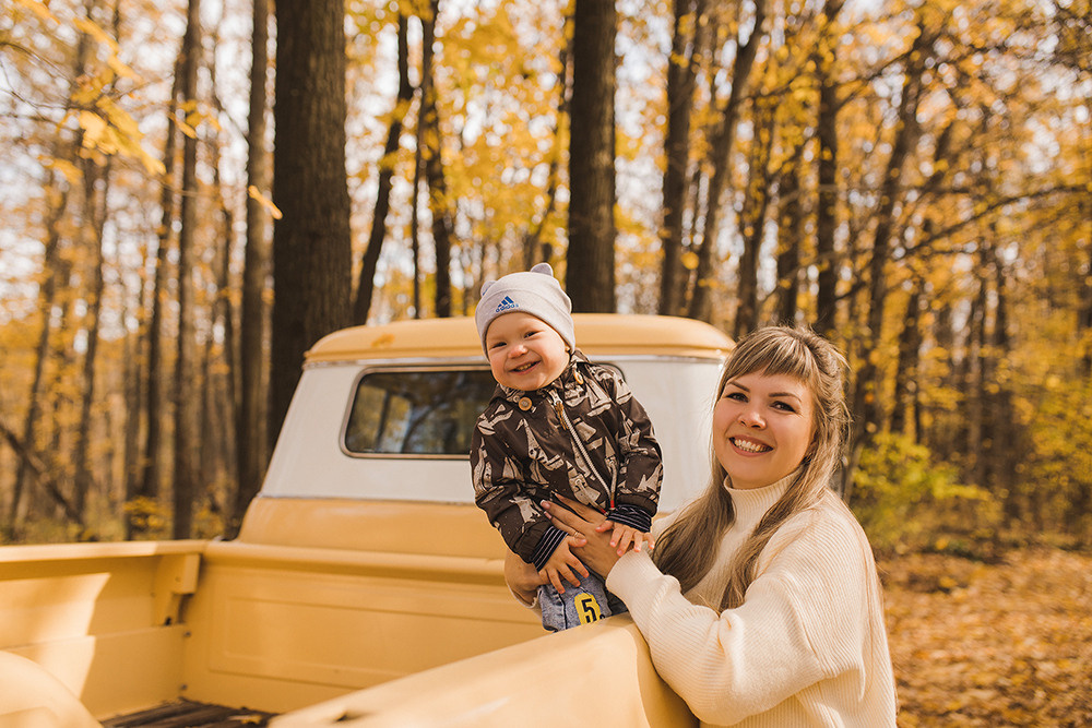 Осенний пикап. Свадебный и семейный фотограф в Белгороде Евгения Курочкина