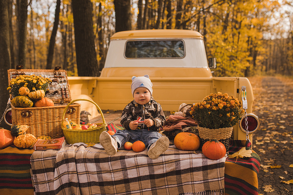 Осенний пикап. Свадебный и семейный фотограф в Белгороде Евгения Курочкина