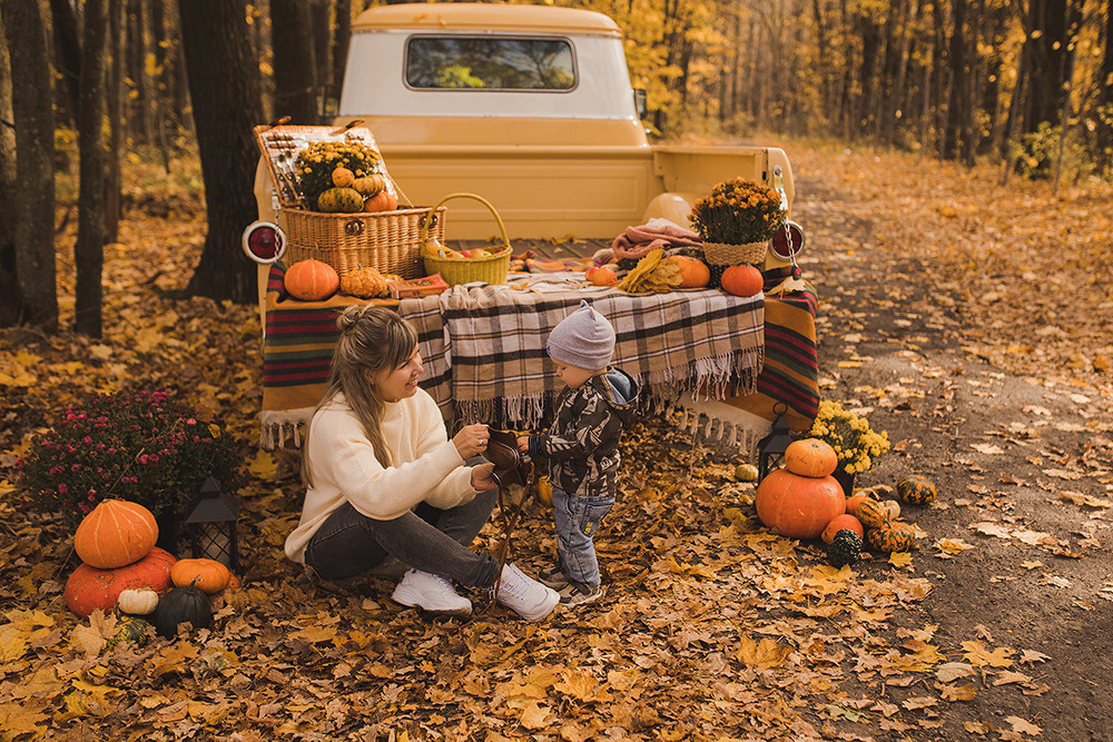 Осенний пикап. Свадебный и семейный фотограф в Белгороде Евгения Курочкина