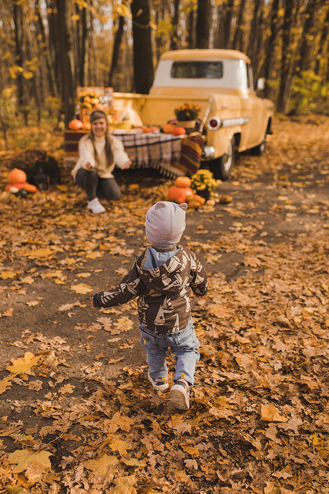 Осенний пикап. Свадебный и семейный фотограф в Белгороде Евгения Курочкина