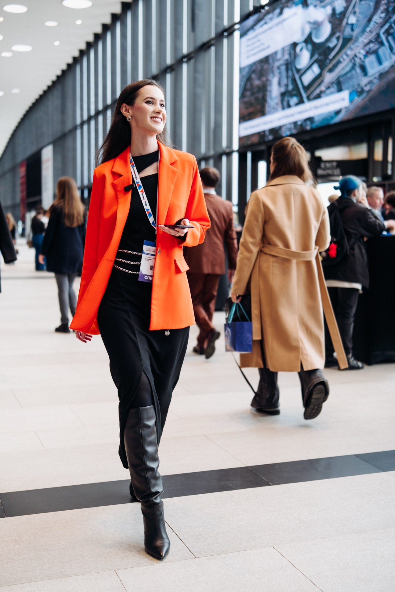 Экспофорум | Бизнес-лекция спикера Ольга Ноздренко. Репортажный фотограф Санкт-Петербург