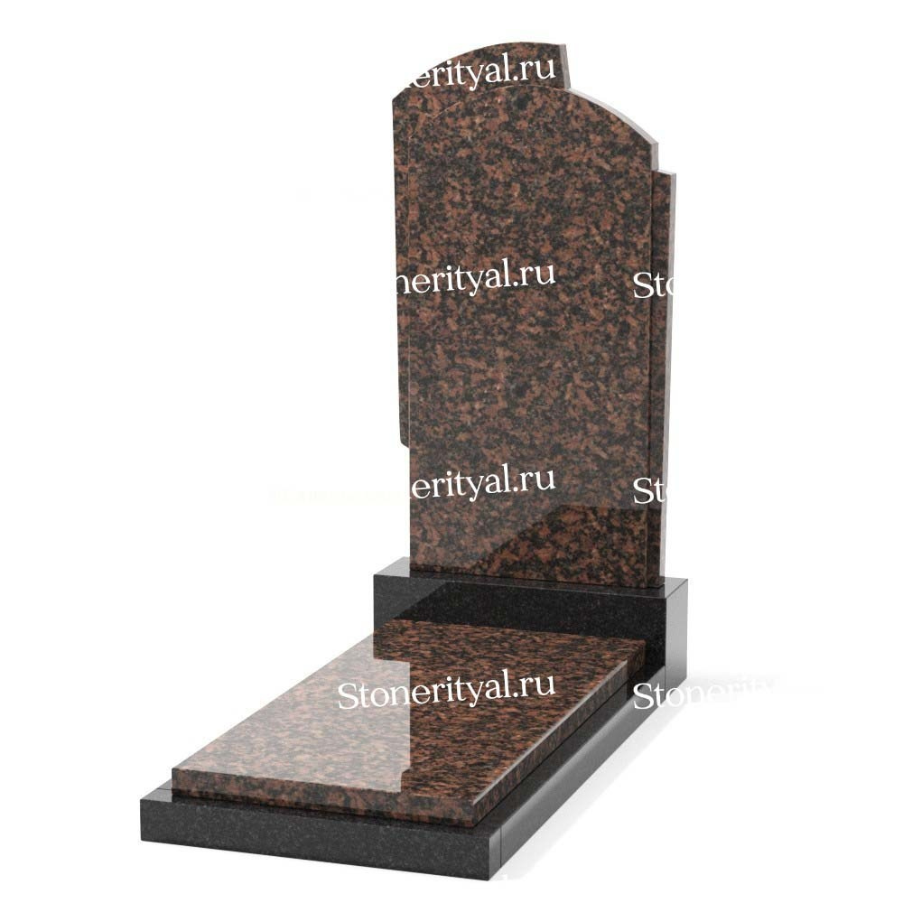 Комбинированные памятники на одного. Изготовление и установка памятников в Москве и МО