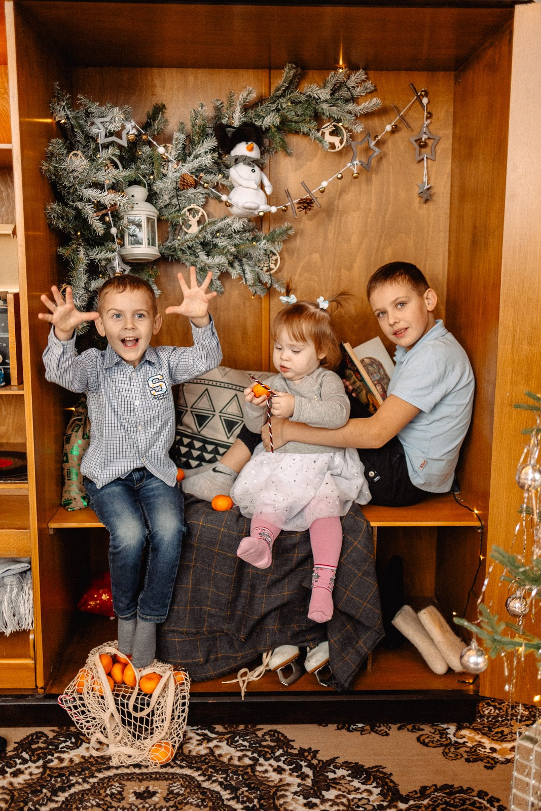 Новогодняя в студии. Семейный фотограф в Дзержинске Наталья Лаэтина