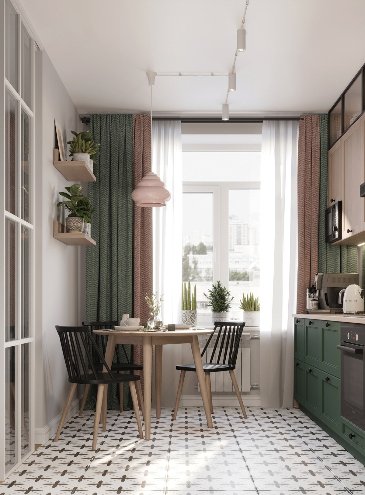 Визуализация квартиры в районе Царицыно. Москва. Заказать 3d визуализацию интерьеров — Дарья Веденёва