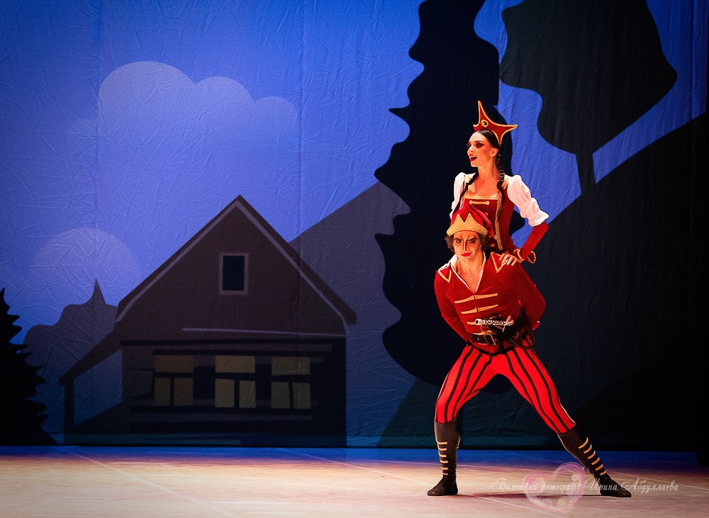 Премьера балета «Шут» — Прима балерина Кремлёвского балета Е.Первушина, Премьер Большого Театра Игорь Цвирко