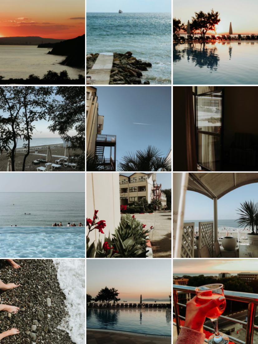 Визуальное оформление для продвижения социальных сетей. Студия контента «СВОЕ МЕСТО»