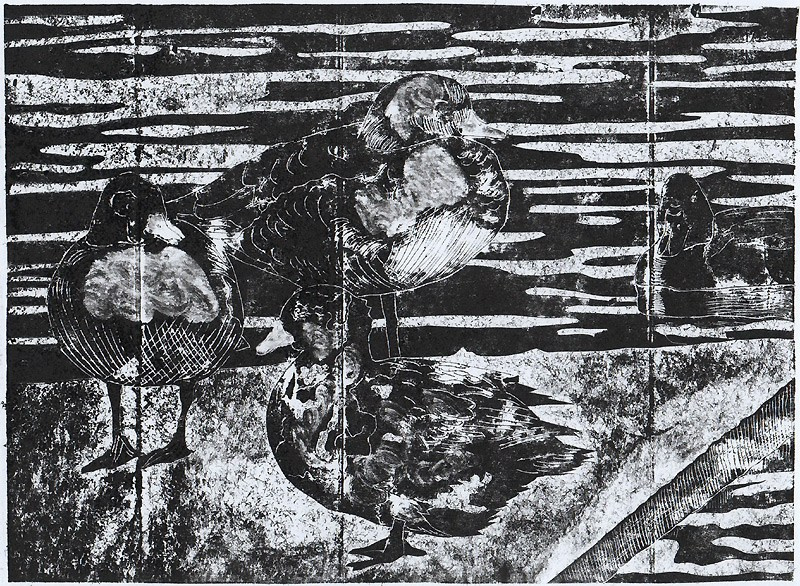 Авторская гравюра на тетрапаке