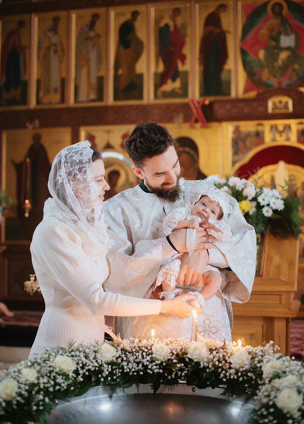 Крещение Лии. Фотограф на венчание, крещение