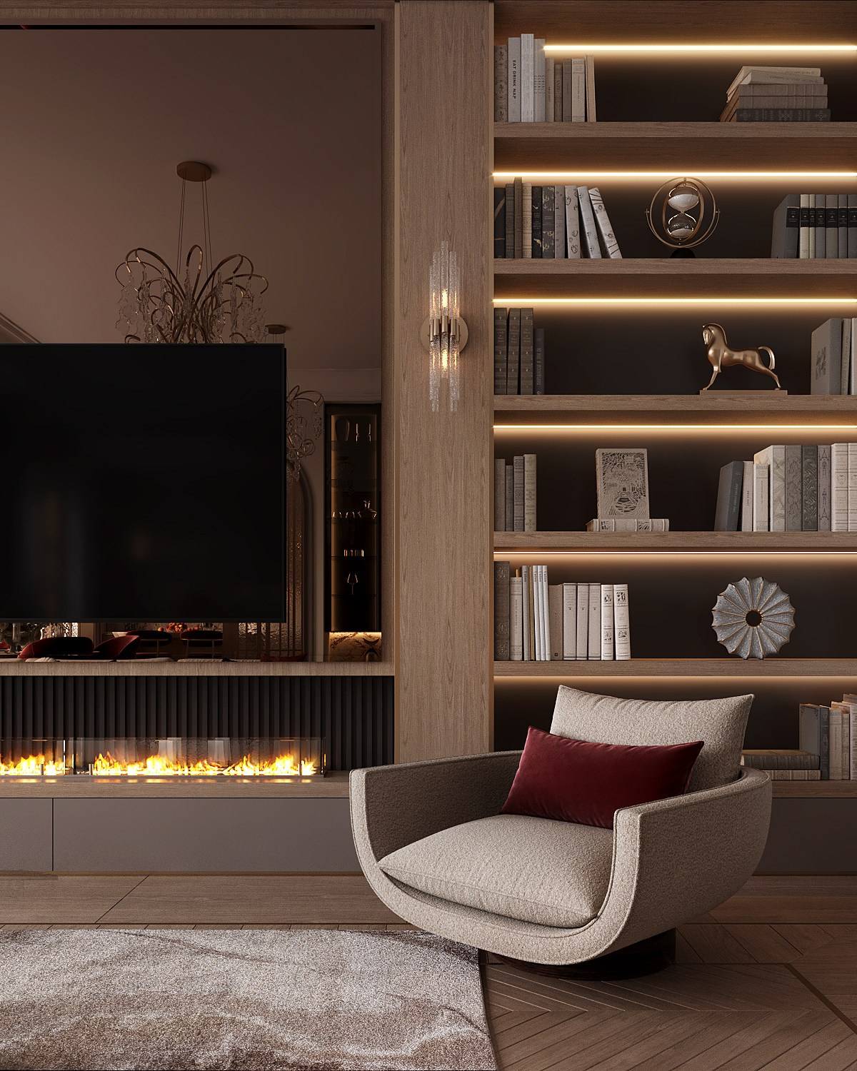 Остоженка. Дизайн интерьера в Москве