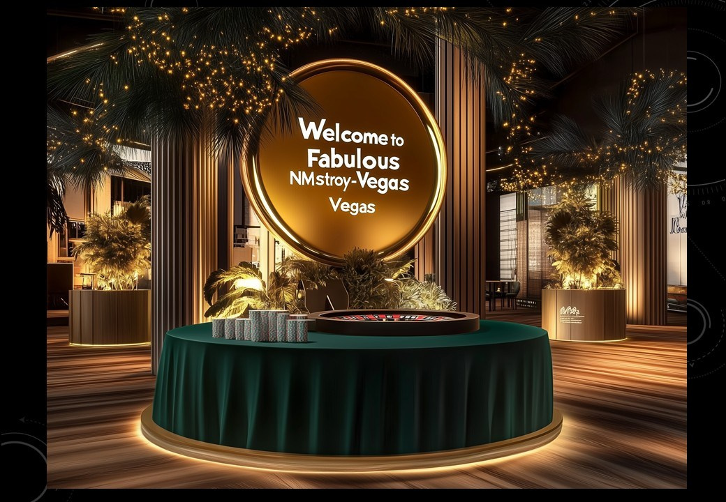 Концепция декора для корпоративного мероприятия в стиле «Лас-Вегас» для LAZAR DECOR. Главная