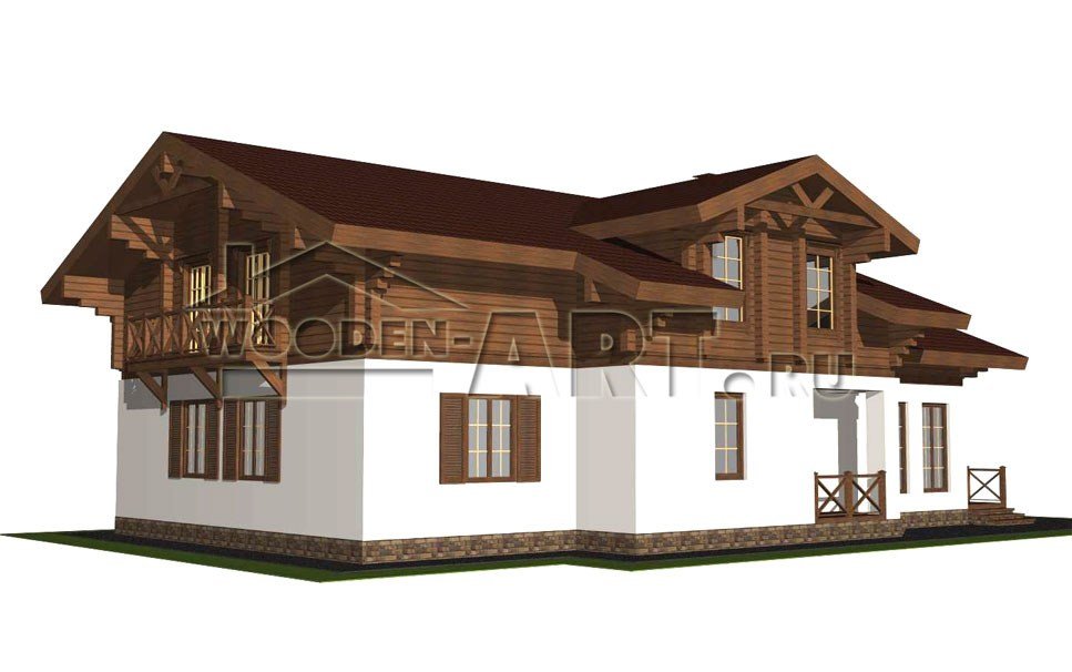 «Каменка» 366 кв. м. Проекты деревянных домов