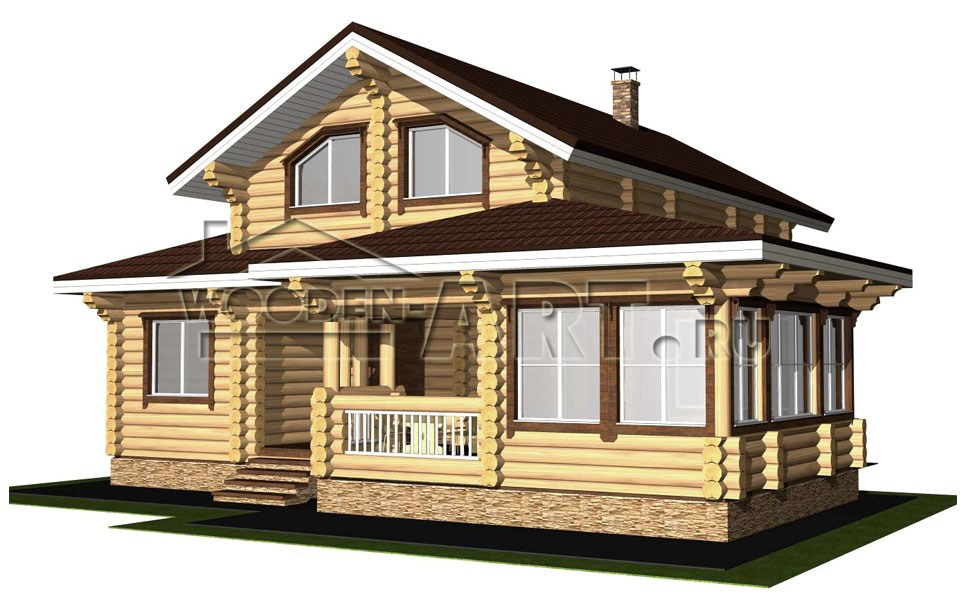 «Журавлево» 182 кв. м. Проекты деревянных домов