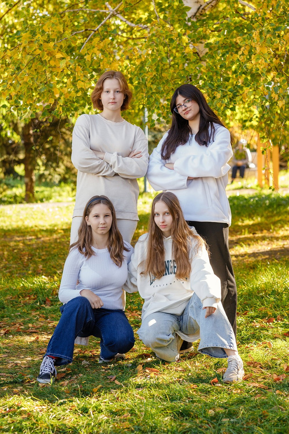 14 гимназия 9б: пример осенней фотосессии. СИГМА | Студия выпускных альбомов Красноярск