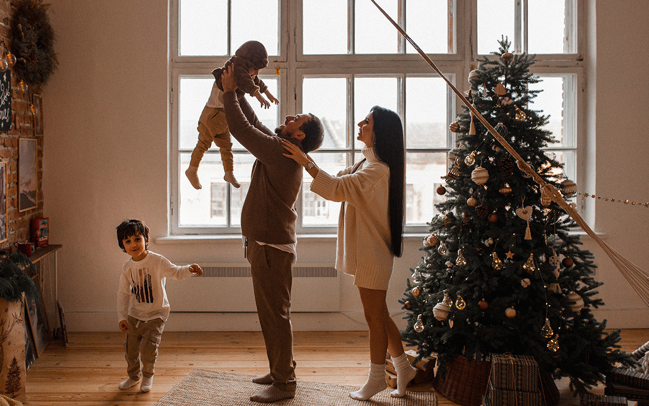 Новогодняя семейная съемка. Фотошкола | Фотограф в Краснодаре Марина Туник