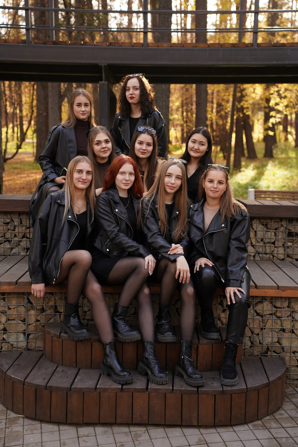 осенняя фотосессия для выпускного альбома красноярск, дивногорский медицинский техникум