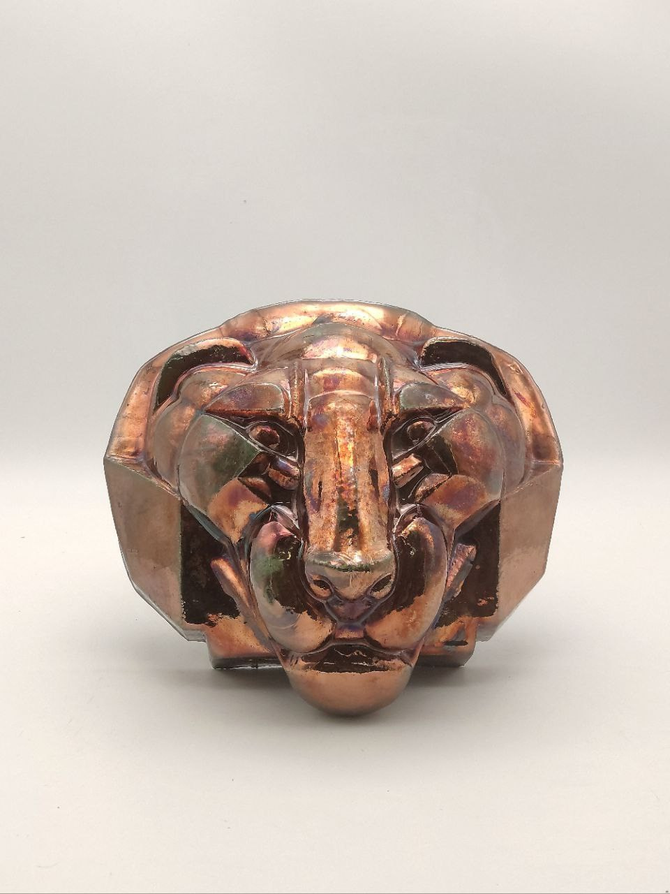 Копия работы Михаила Врубеля «Маска ливийского льва». Артур Бахтин