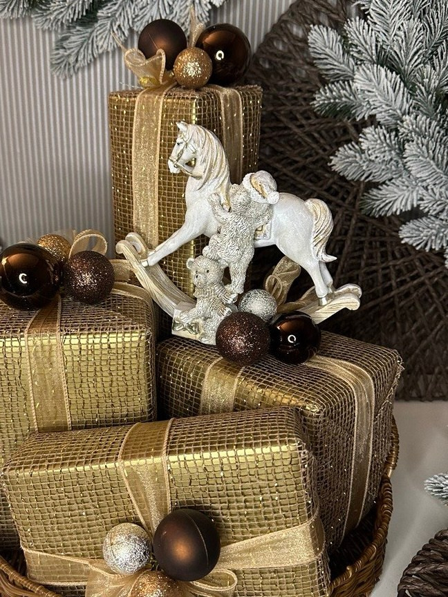 Новогодняя композиция. Студия подарочных наборов «Владия»