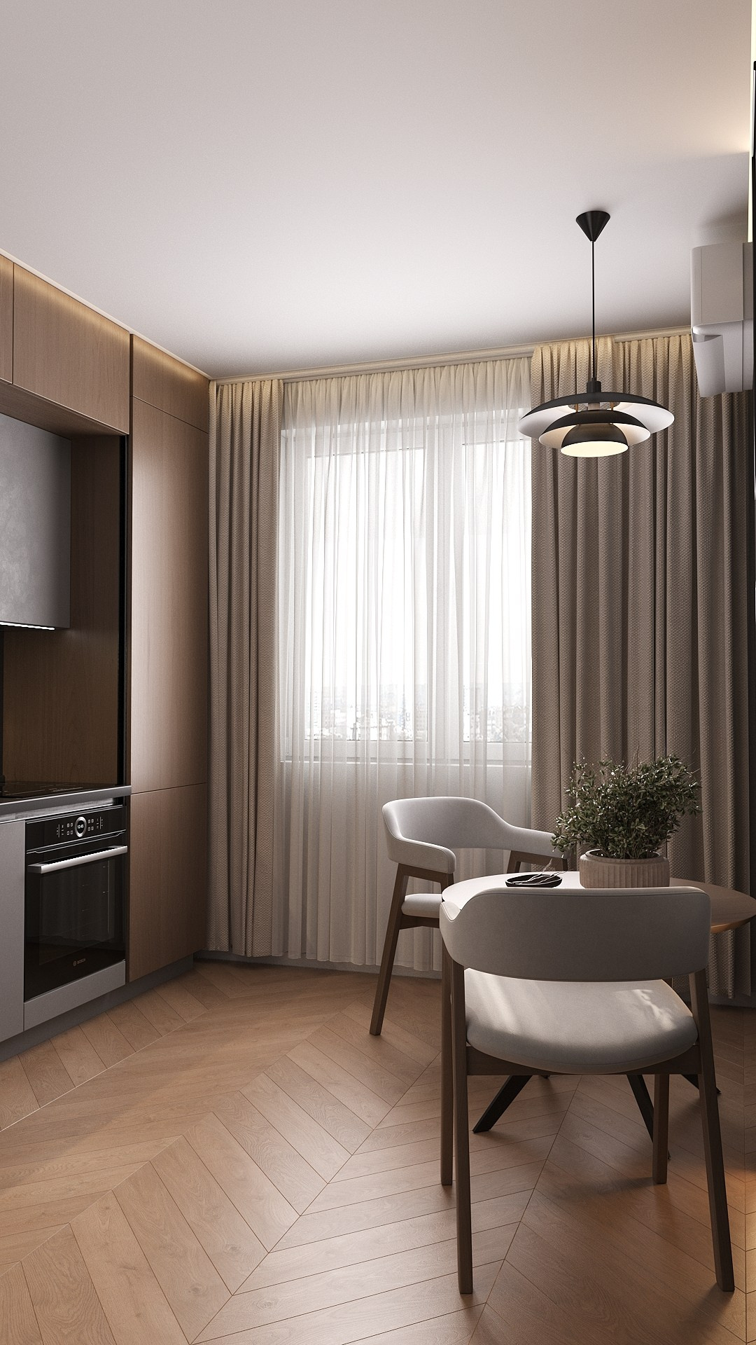 Г. Москва ЖК Moments 54 м². БК студия дизайна интерьера