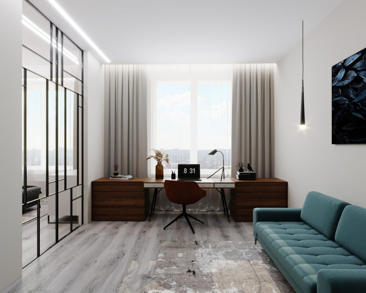 La sera azzurra на ул. Удальцова. Анастасия Сиднева — дизайн интерьеров в Москве