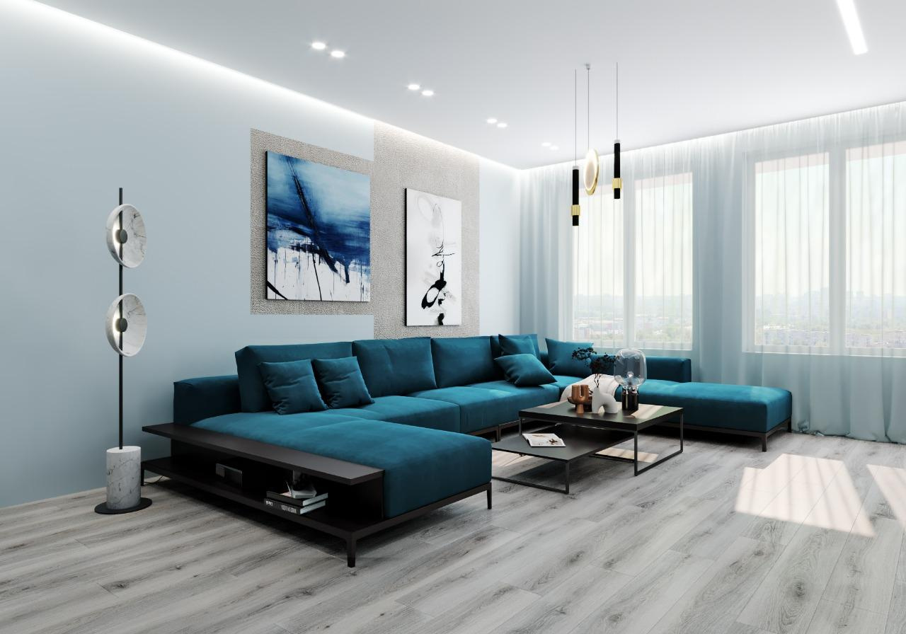 La sera azzurra на ул. Удальцова. Анастасия Сиднева — дизайн интерьеров в Москве