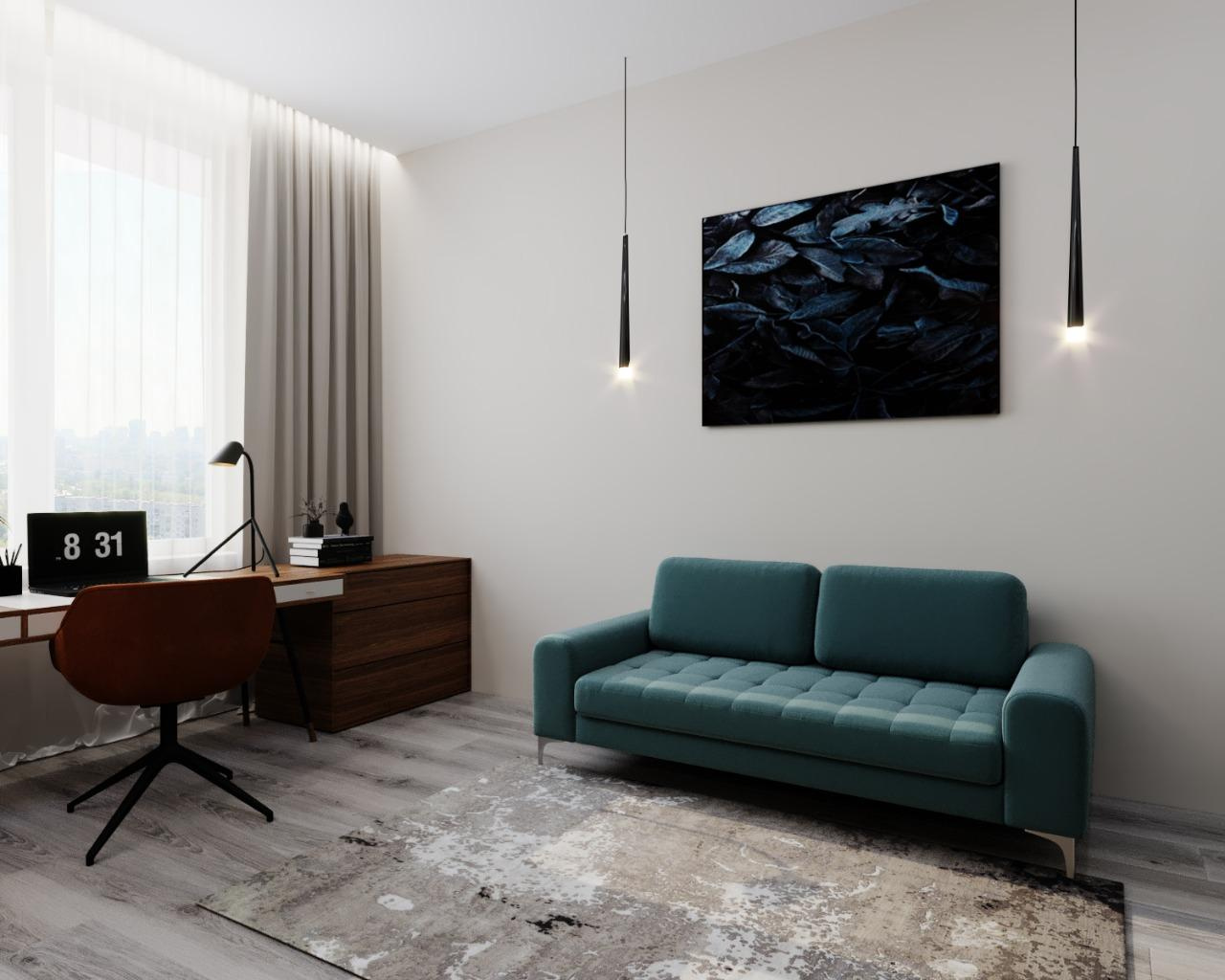 La sera azzurra на ул. Удальцова. Анастасия Сиднева — дизайн интерьеров в Москве