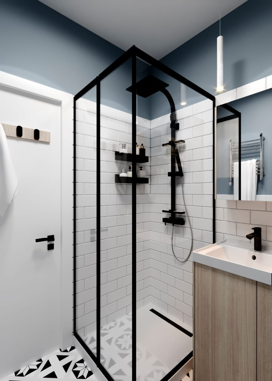 Арт-квартира ЖК Новая Рига на ул. Романовская. Анастасия Сиднева — дизайн интерьеров в Москве