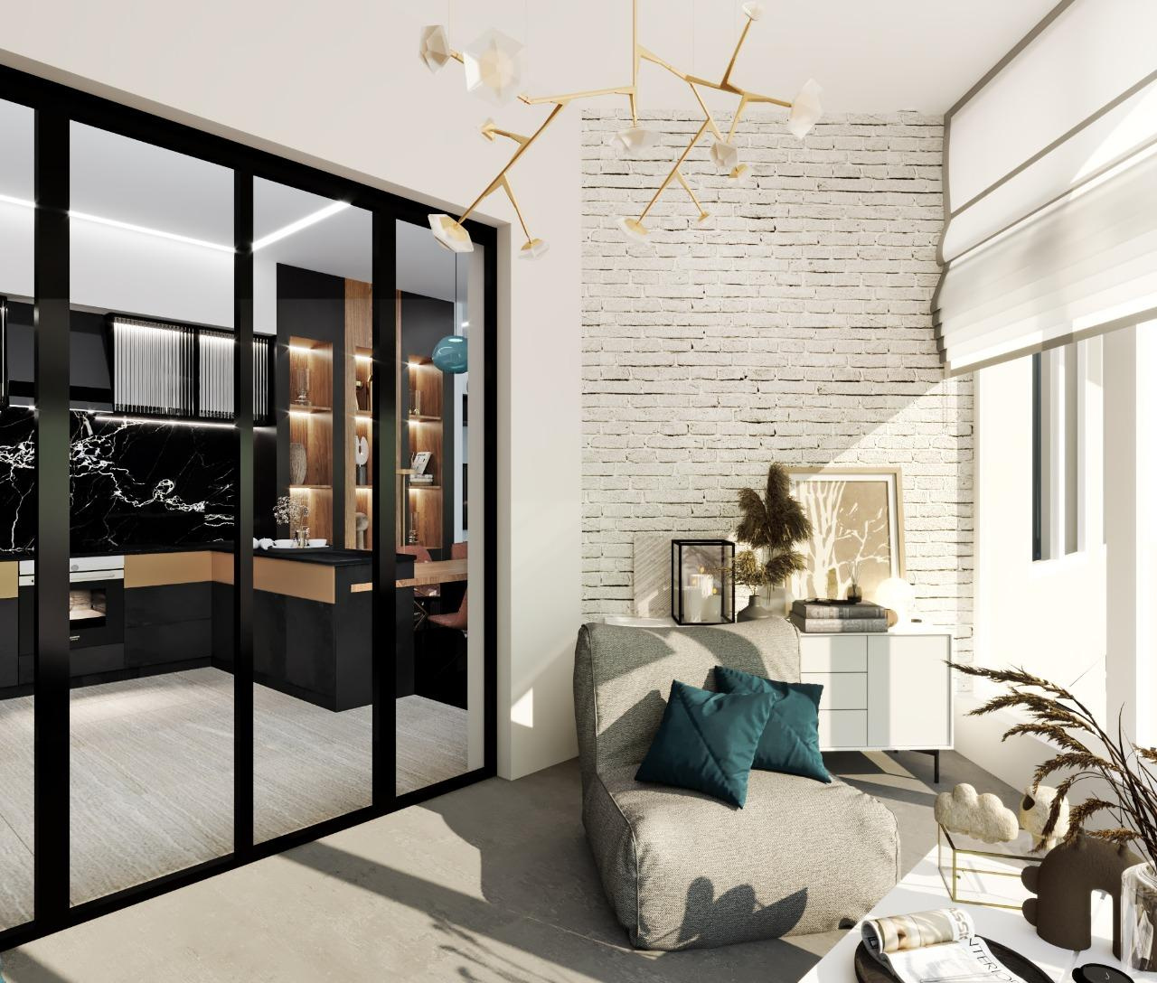 La sera azzurra на ул. Удальцова. Анастасия Сиднева — дизайн интерьеров в Москве