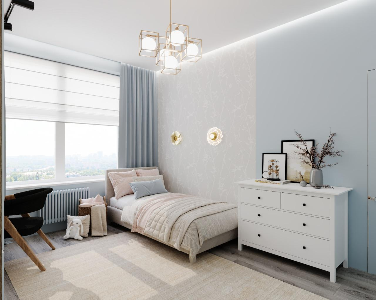 La sera azzurra на ул. Удальцова. Анастасия Сиднева — дизайн интерьеров в Москве