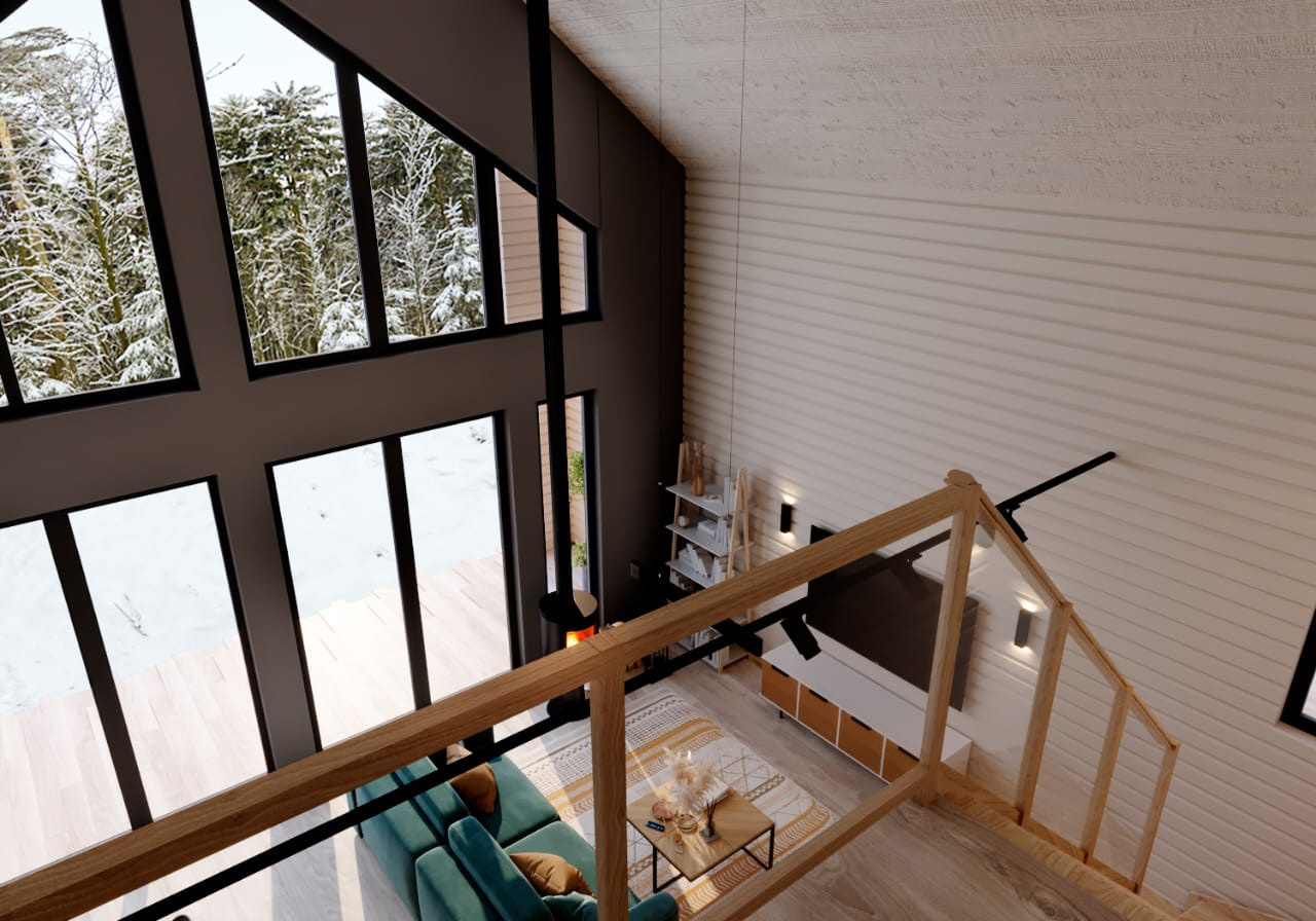 Barn House КП «Щучье озеро». Анастасия Сиднева — дизайн интерьеров в Москве