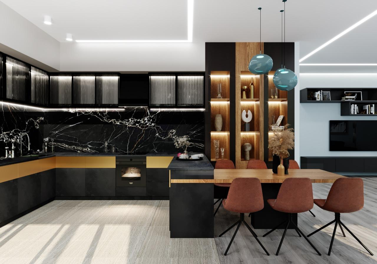 La sera azzurra на ул. Удальцова. Анастасия Сиднева — дизайн интерьеров в Москве