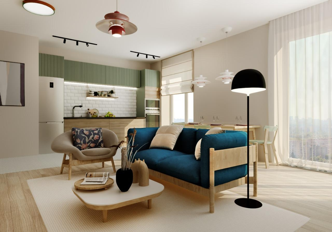 Pure scandinavian на ул. Вавилова. Анастасия Сиднева — дизайн интерьеров в Москве