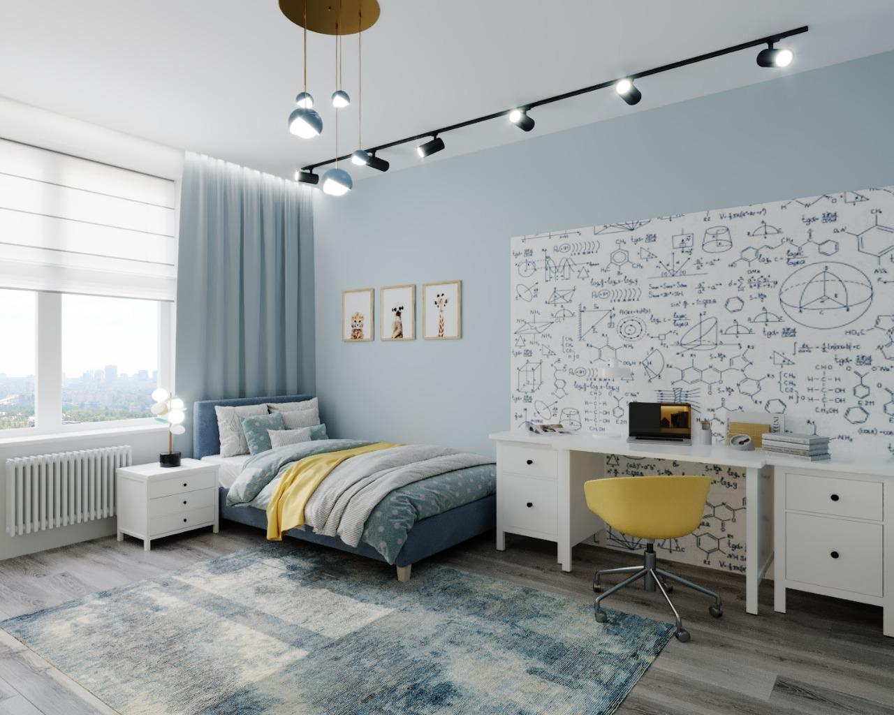 La sera azzurra на ул. Удальцова. Анастасия Сиднева — дизайн интерьеров в Москве