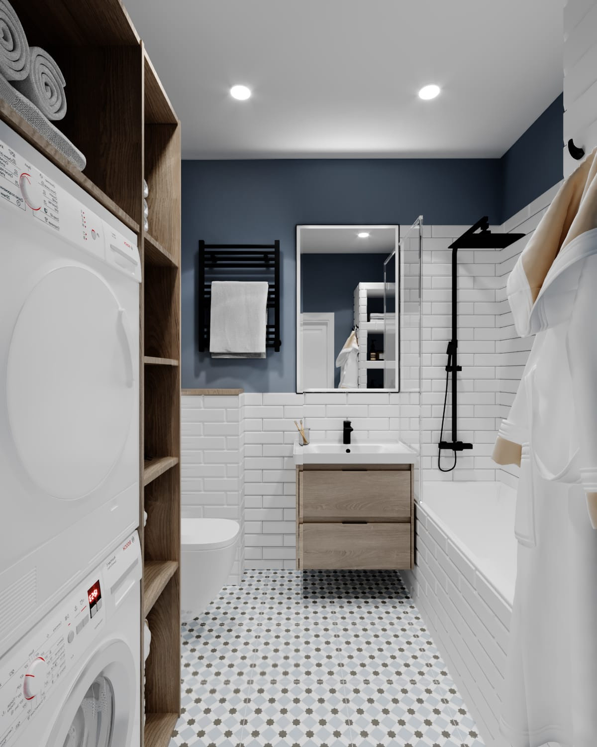 Скандинавская квартира на ул. Демьяна Бедного. Анастасия Сиднева — дизайн интерьеров в Москве